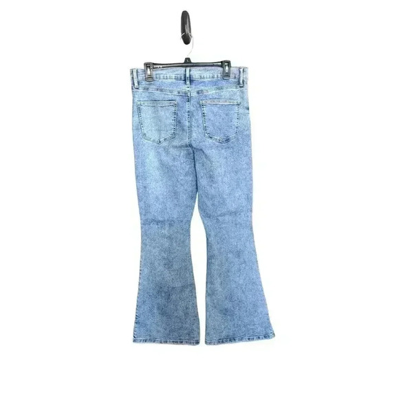 Celebrity Pink Acid Washed Bell Bottom Jeans Size Juniors 15 - Picture 4 of 4